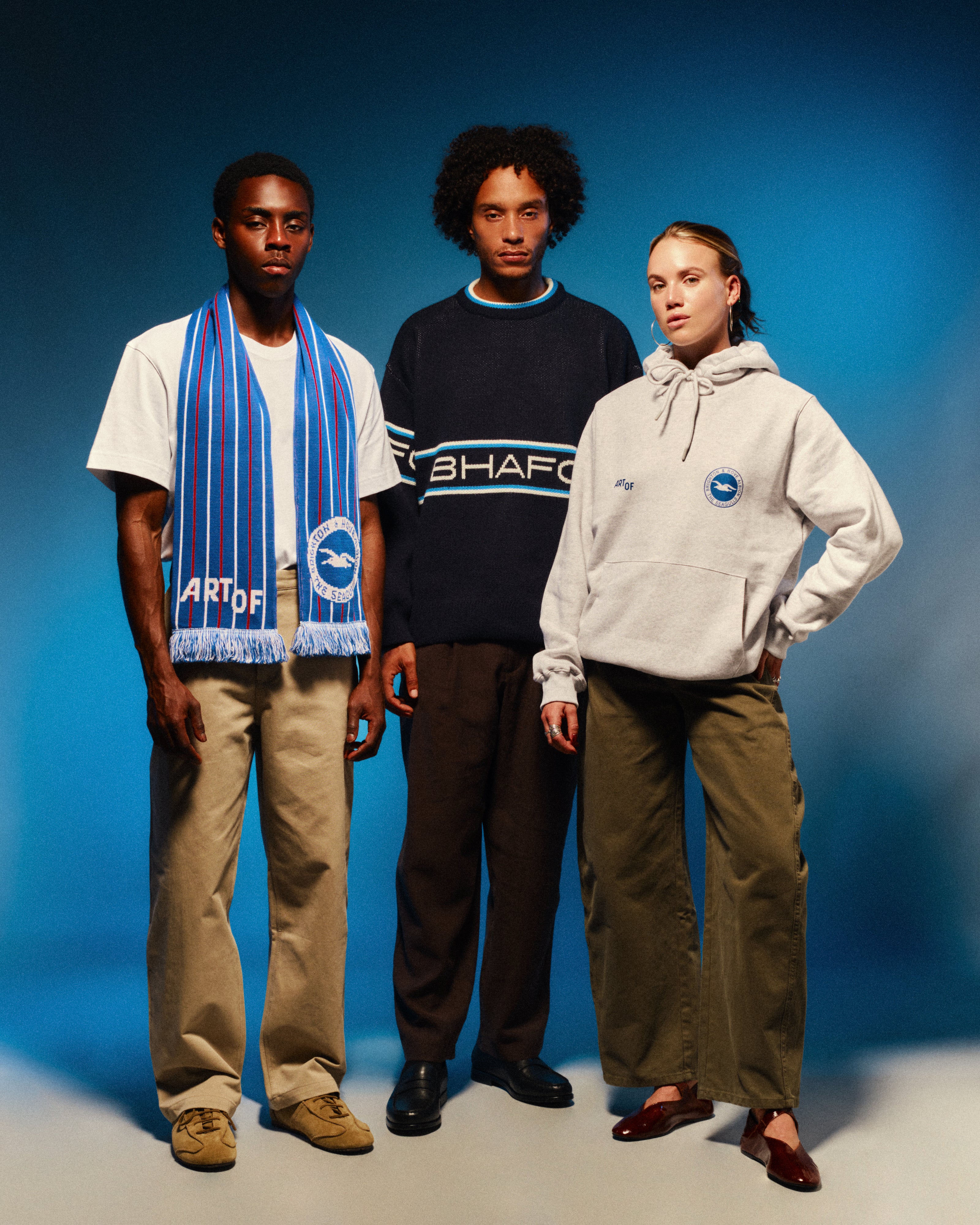 ART OF Football x Brighton Heritage Scarf | AOF Knitted Accessories
