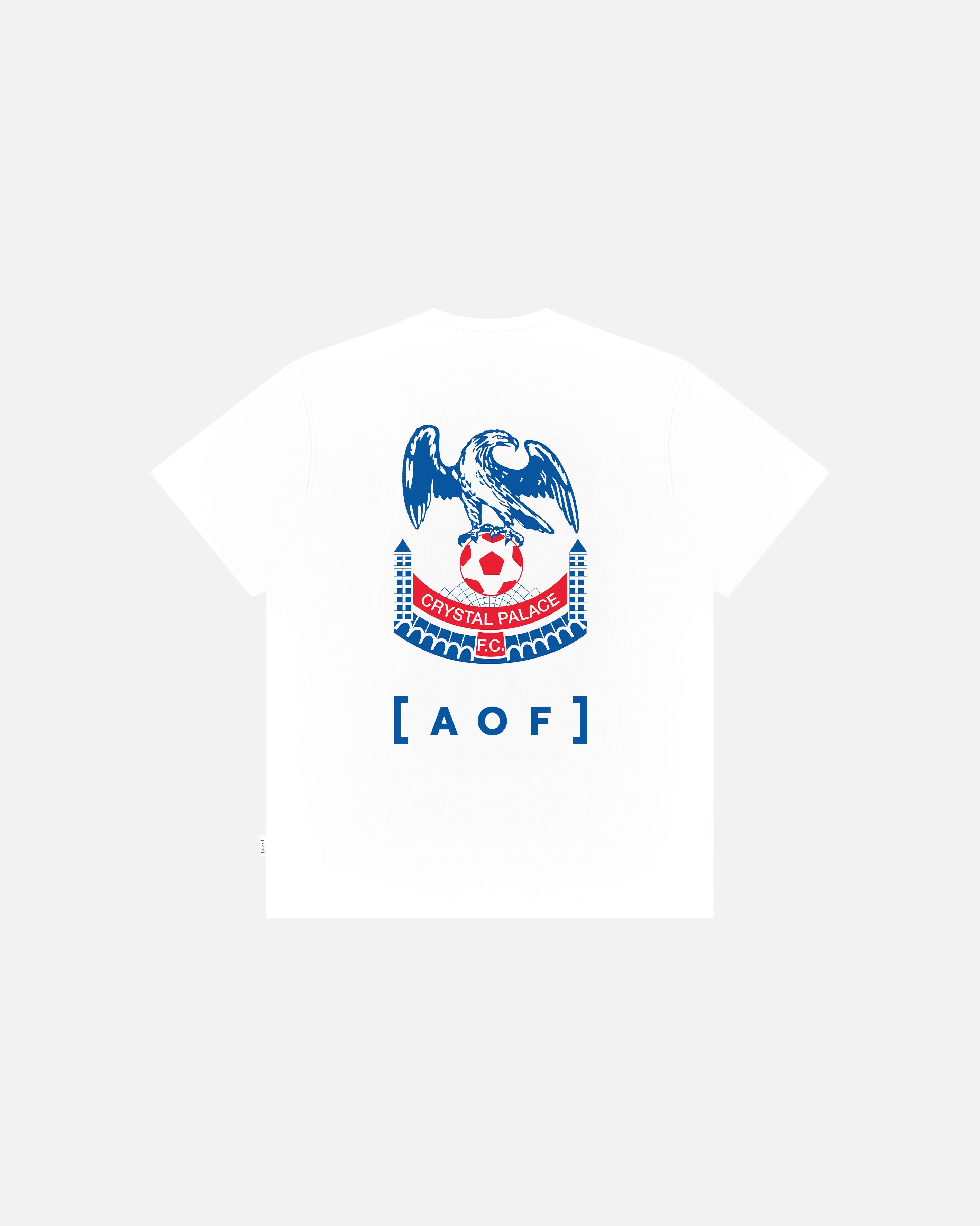 AOF x Crystal Palace 90s Crest Tee | White T-shirt | Shop Now
