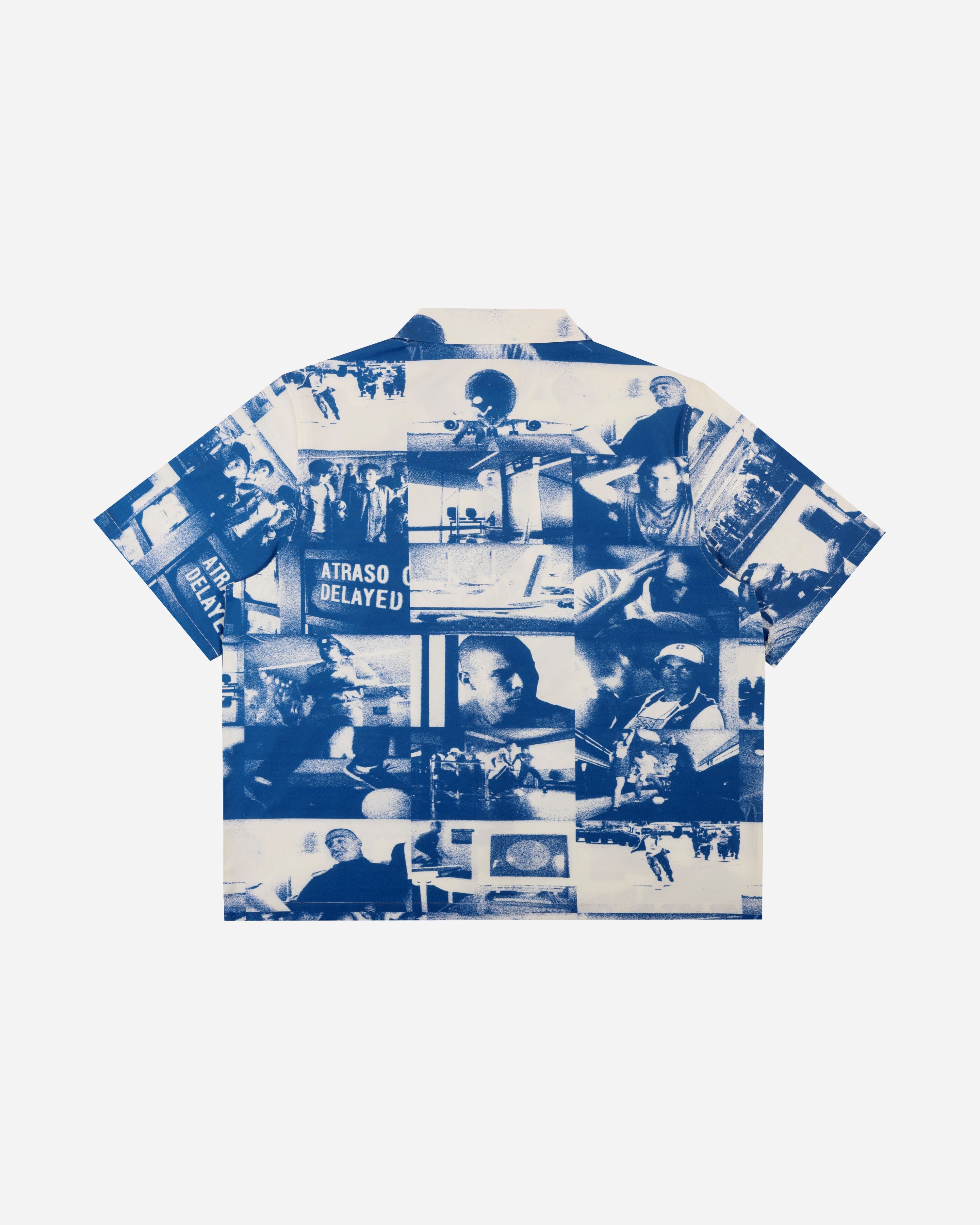 AOF | Airport Button Down Shirt | Graphic Print | Art of Football