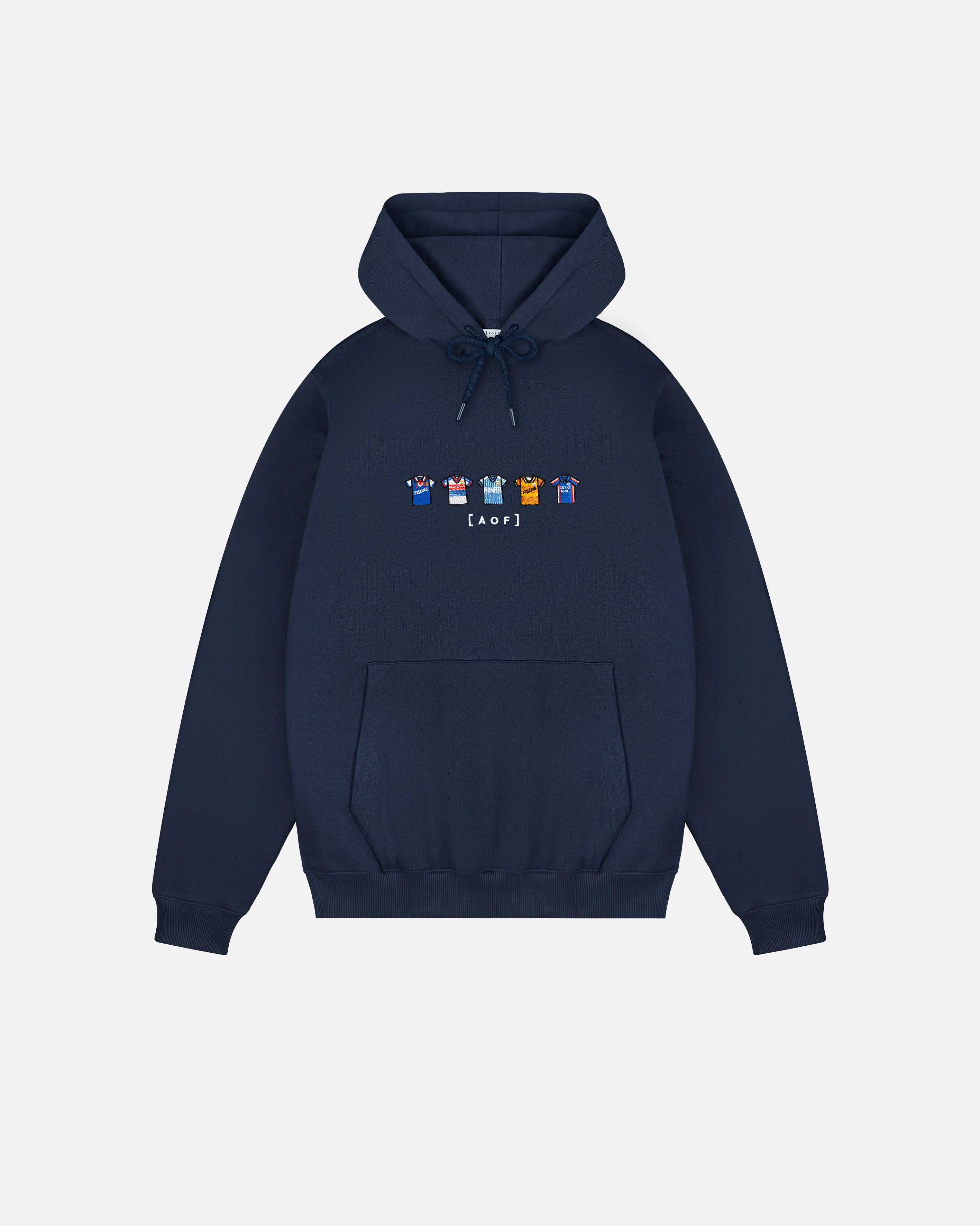 AOF ITFC Embroidered Classics Hoodie | Navy Sweat | Art of Football