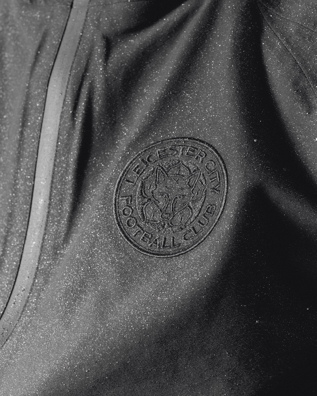 AOF Leicester City Shell Jacket | Black Coat | Art of Football