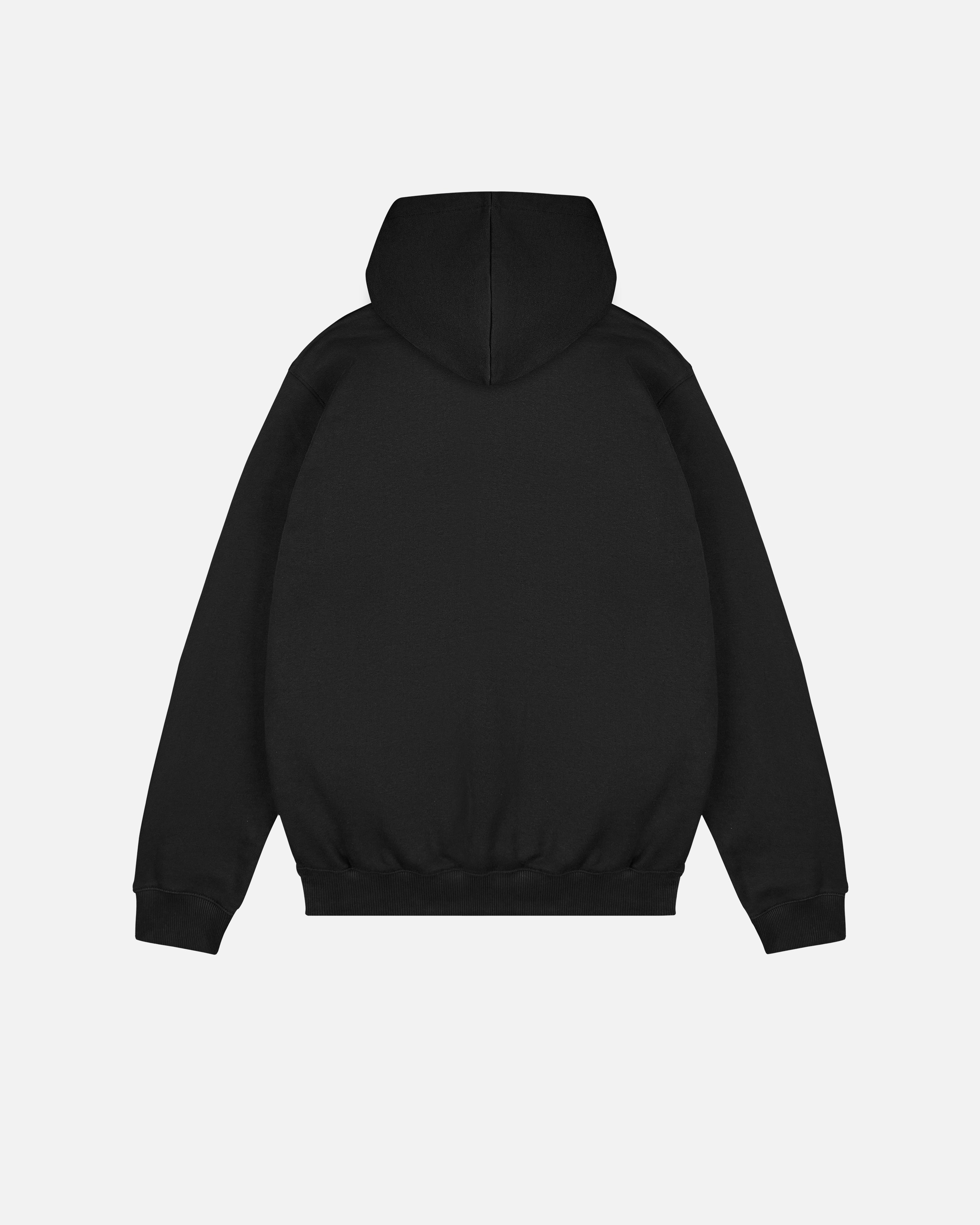 ART OF Toon Embroidered Classics | Black Hoodie | NUFC Football Sweat