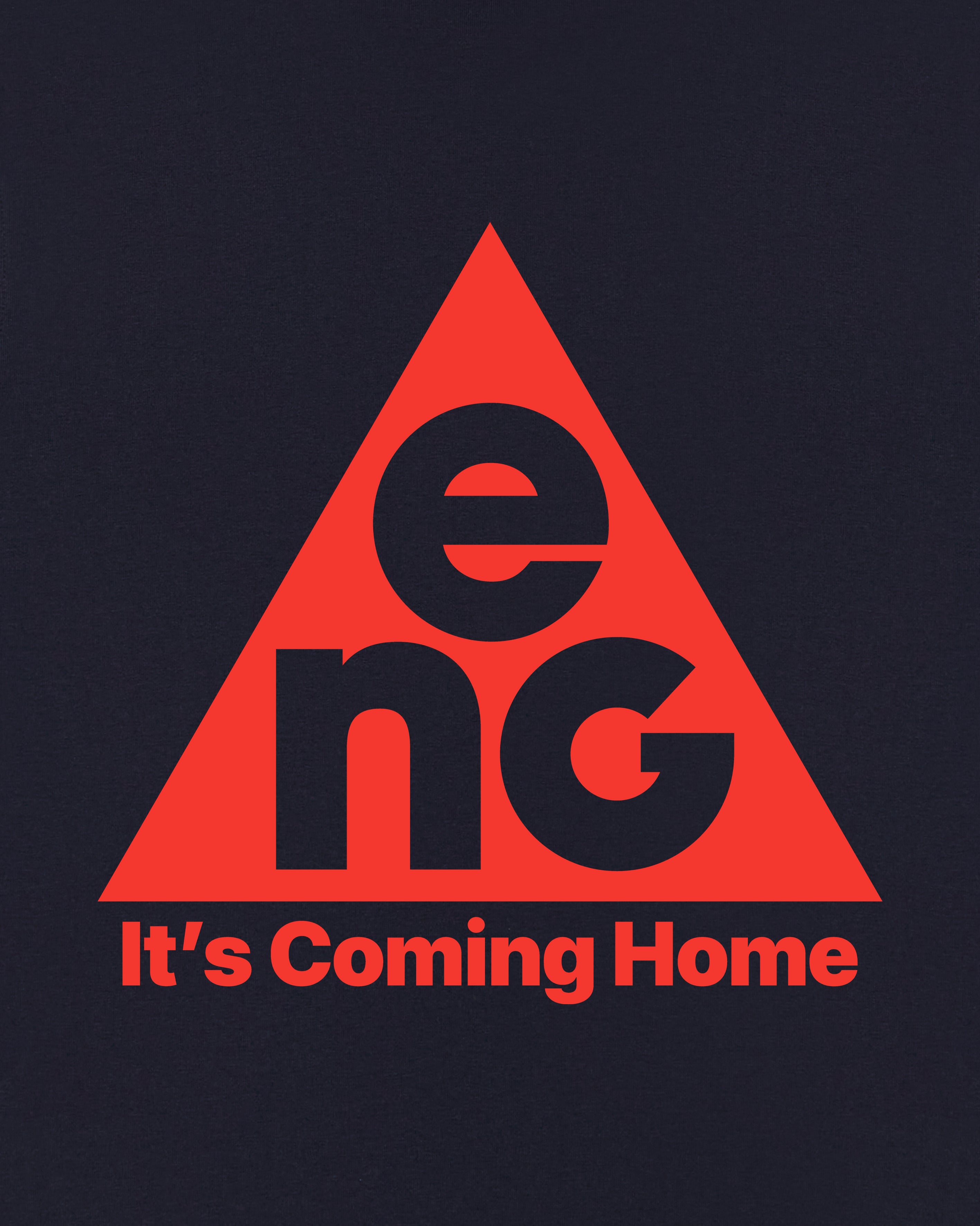 ART OF ENG All Conditions Navy Tee | England Graphic Football T-shirt