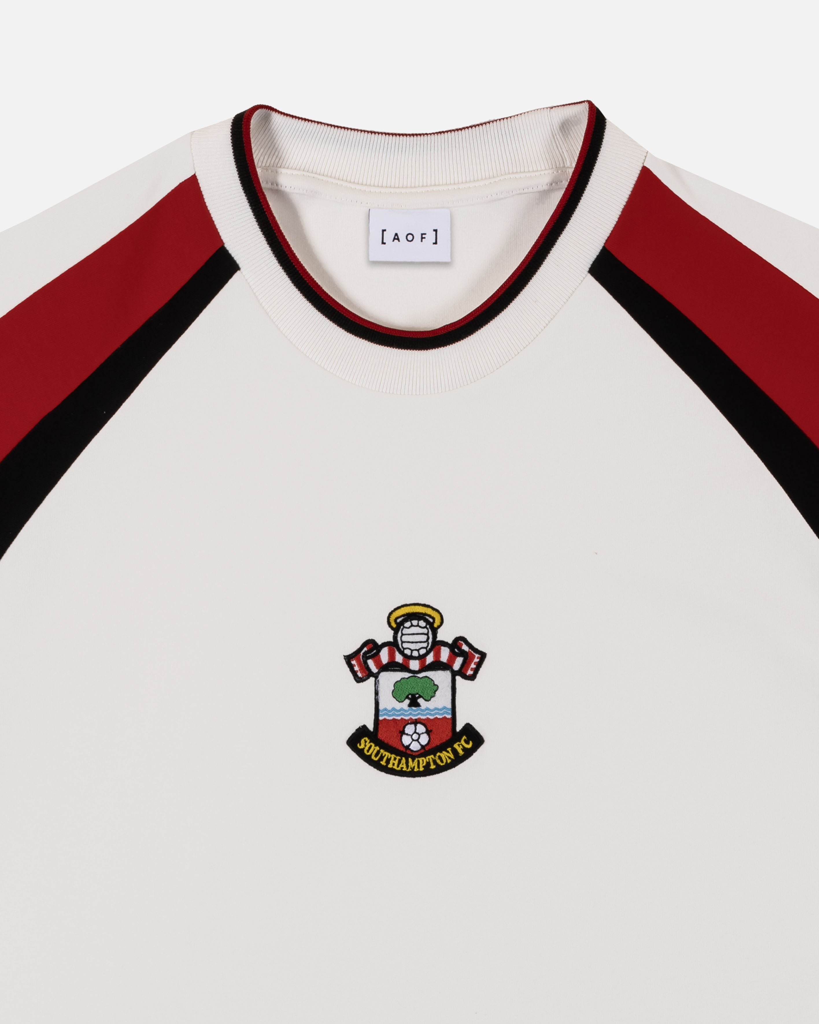 AOF x Southampton 90s Oversized Panelled T-shirt | Art of Football