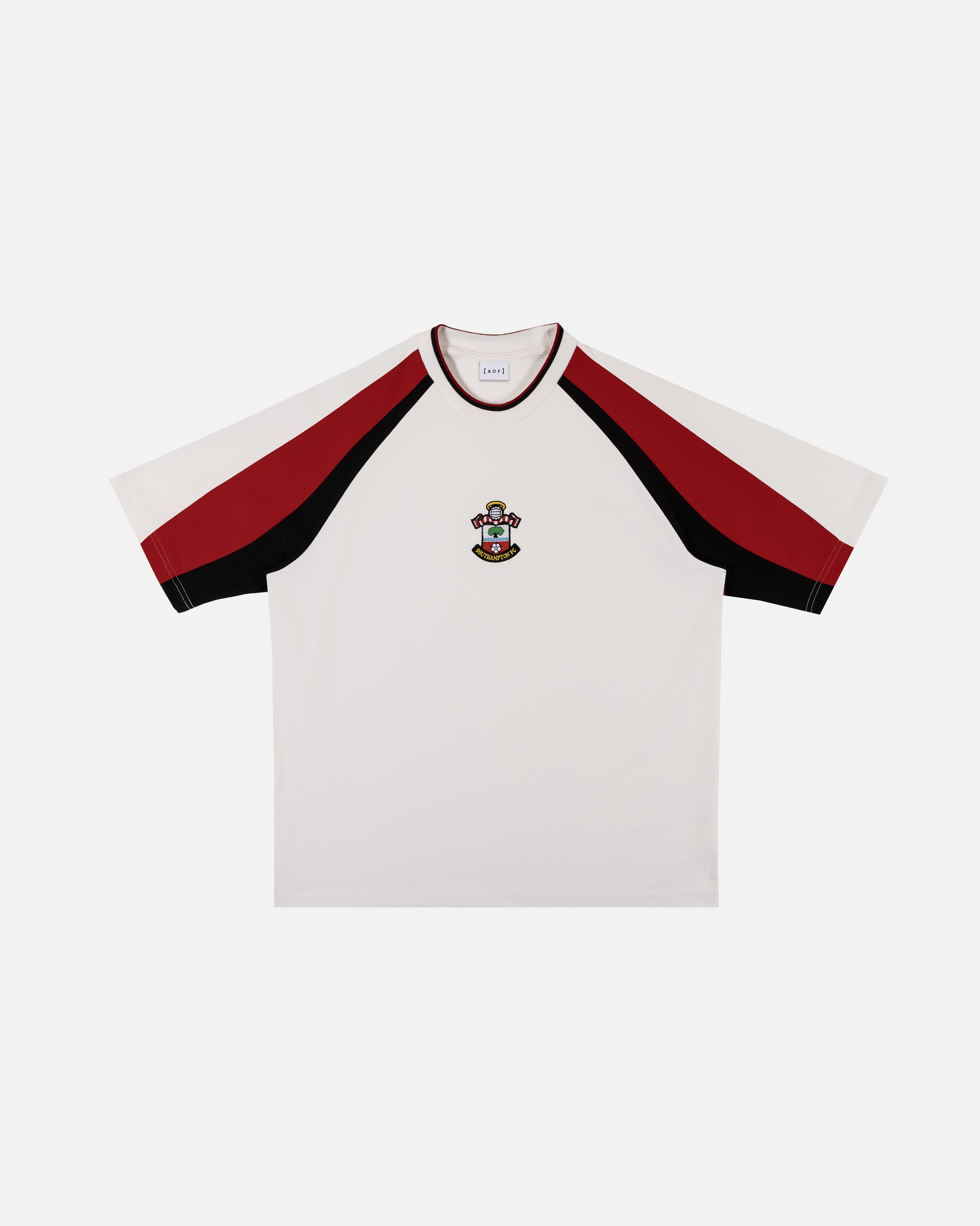 AOF x Southampton 90s Oversized Panelled T-shirt | Art of Football
