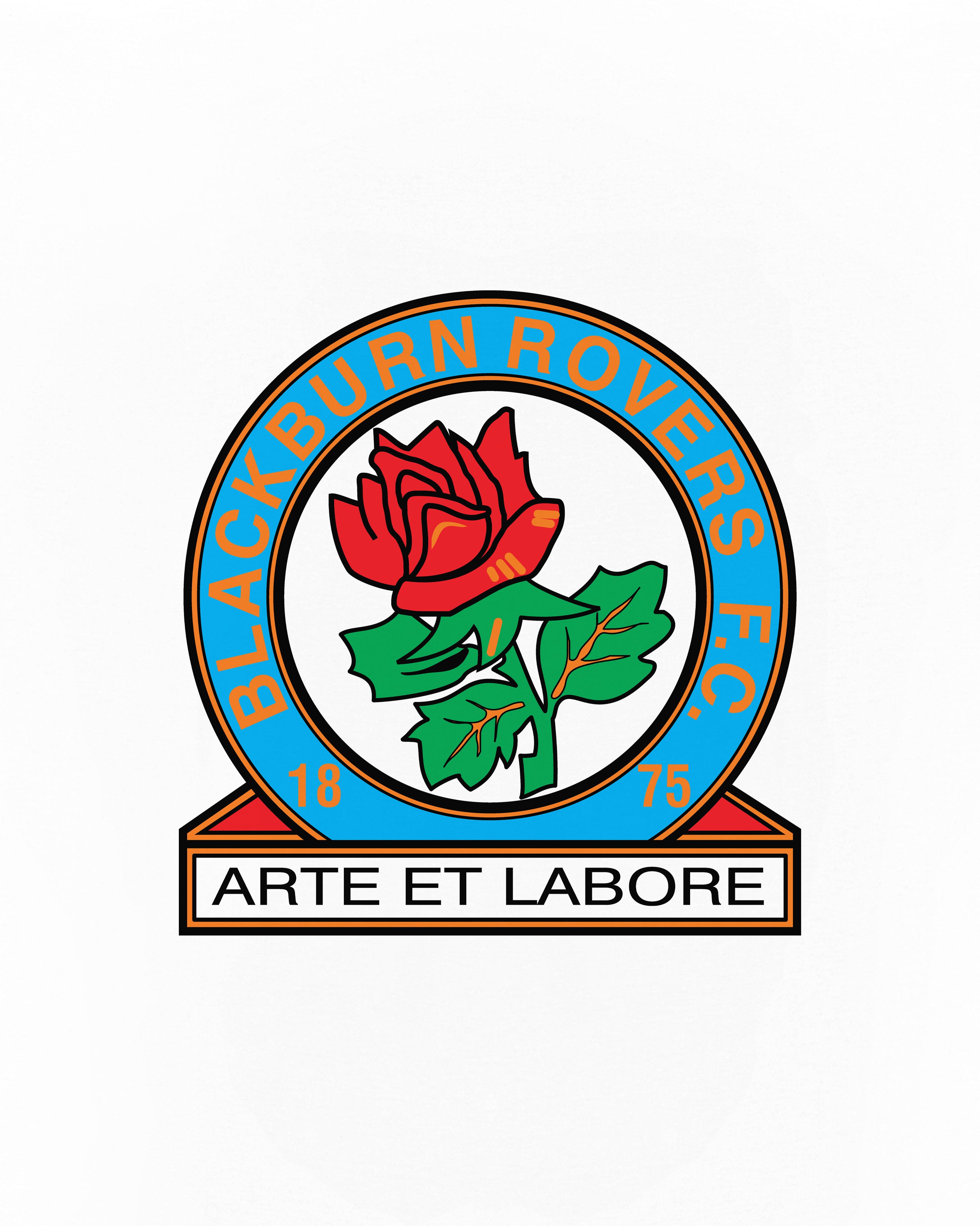 ART OF x Blackburn Crest Tee | White Graphic Football T-shirt