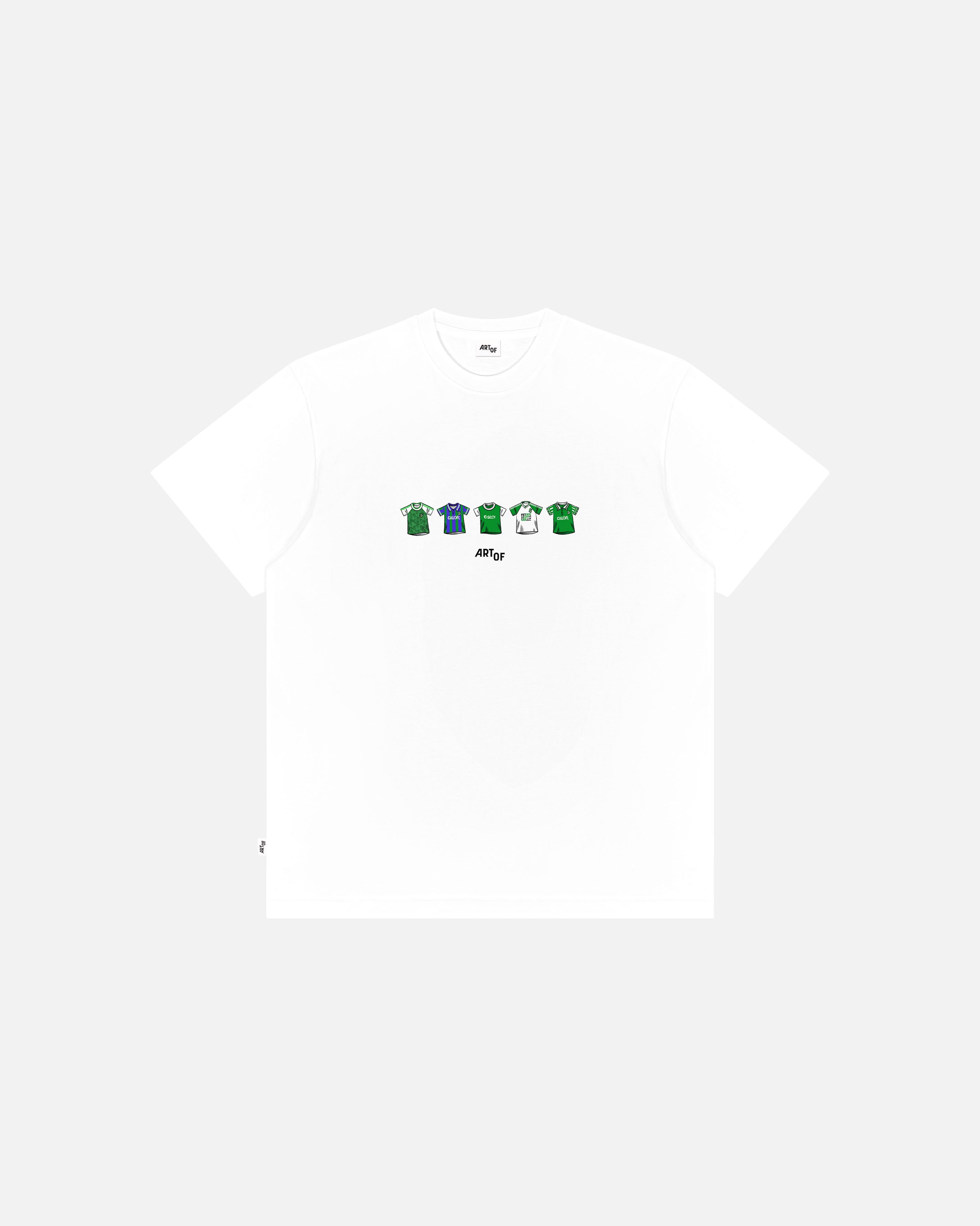 ART OF x Hibernian Printed Classics Tee | White Football T-shirt