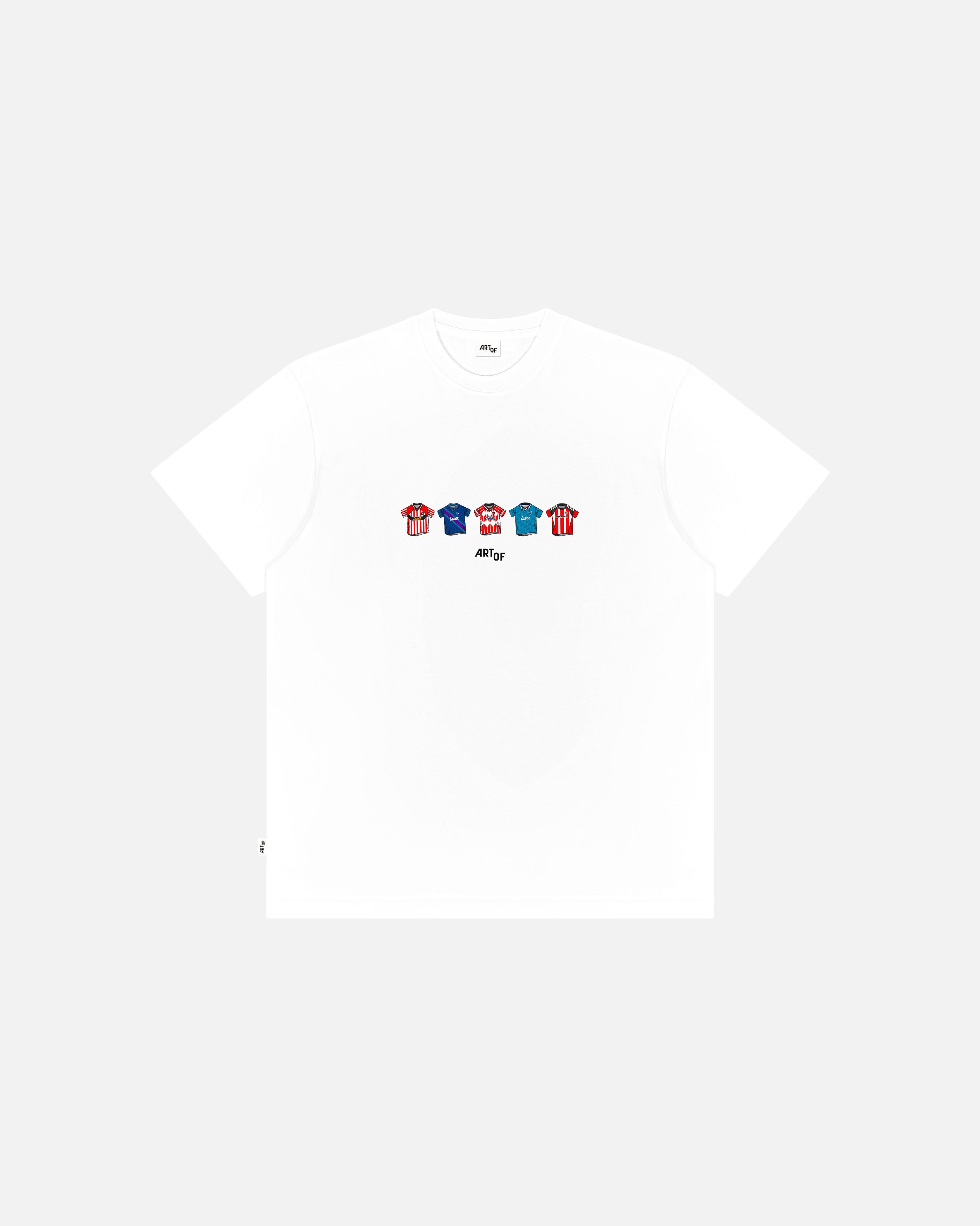 ART OF Sheffield United Printed Classics Tee | White Football T-shirt