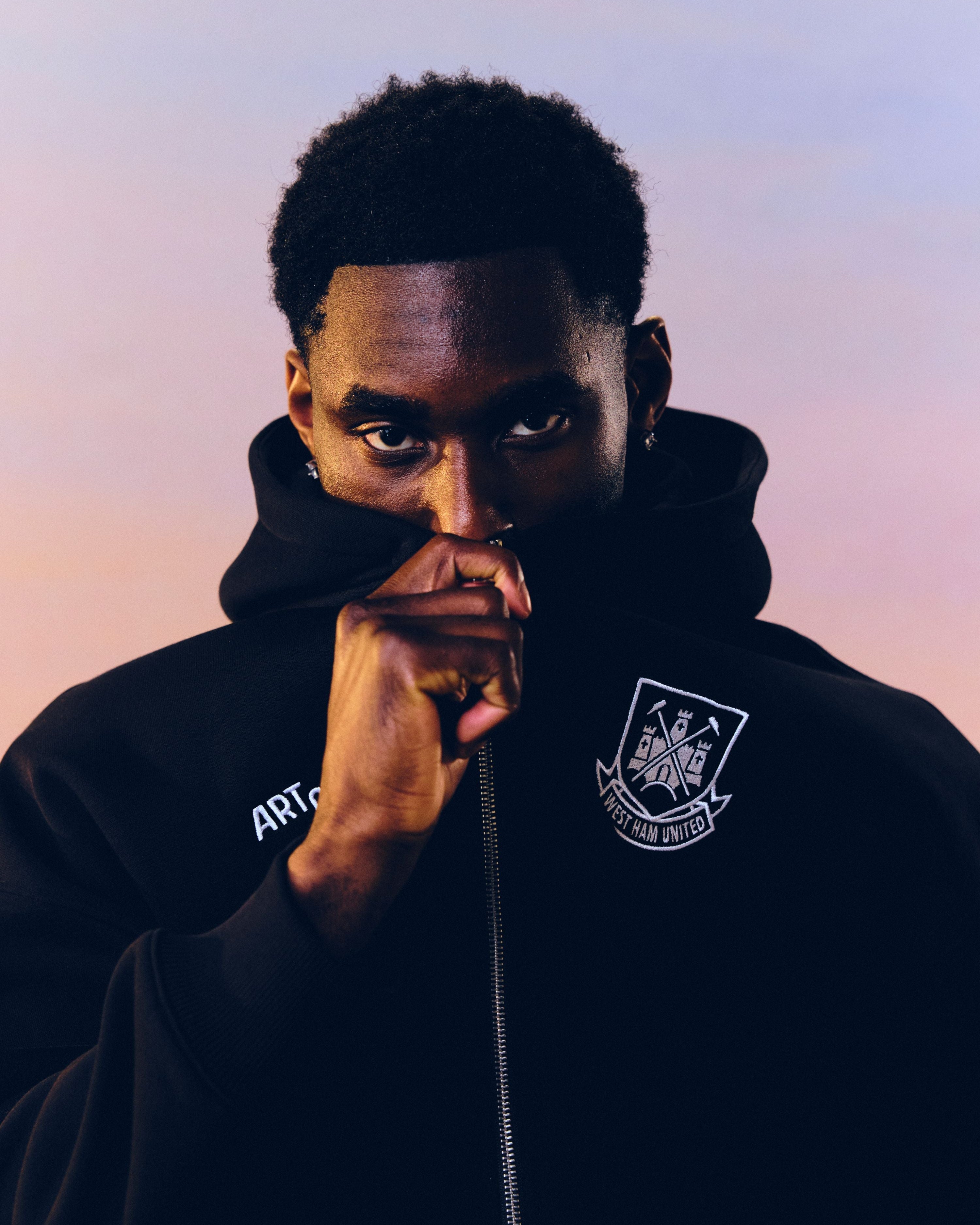 ART OF x West Ham United Zip Through Hoodie | Debossed Football Sweat