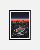 ART OF AFC Under The Lights Framed Print | Football Art