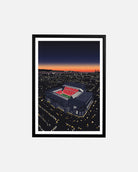 ART OF LFC The Kop Under The Lights Framed Print | Football Wall Art