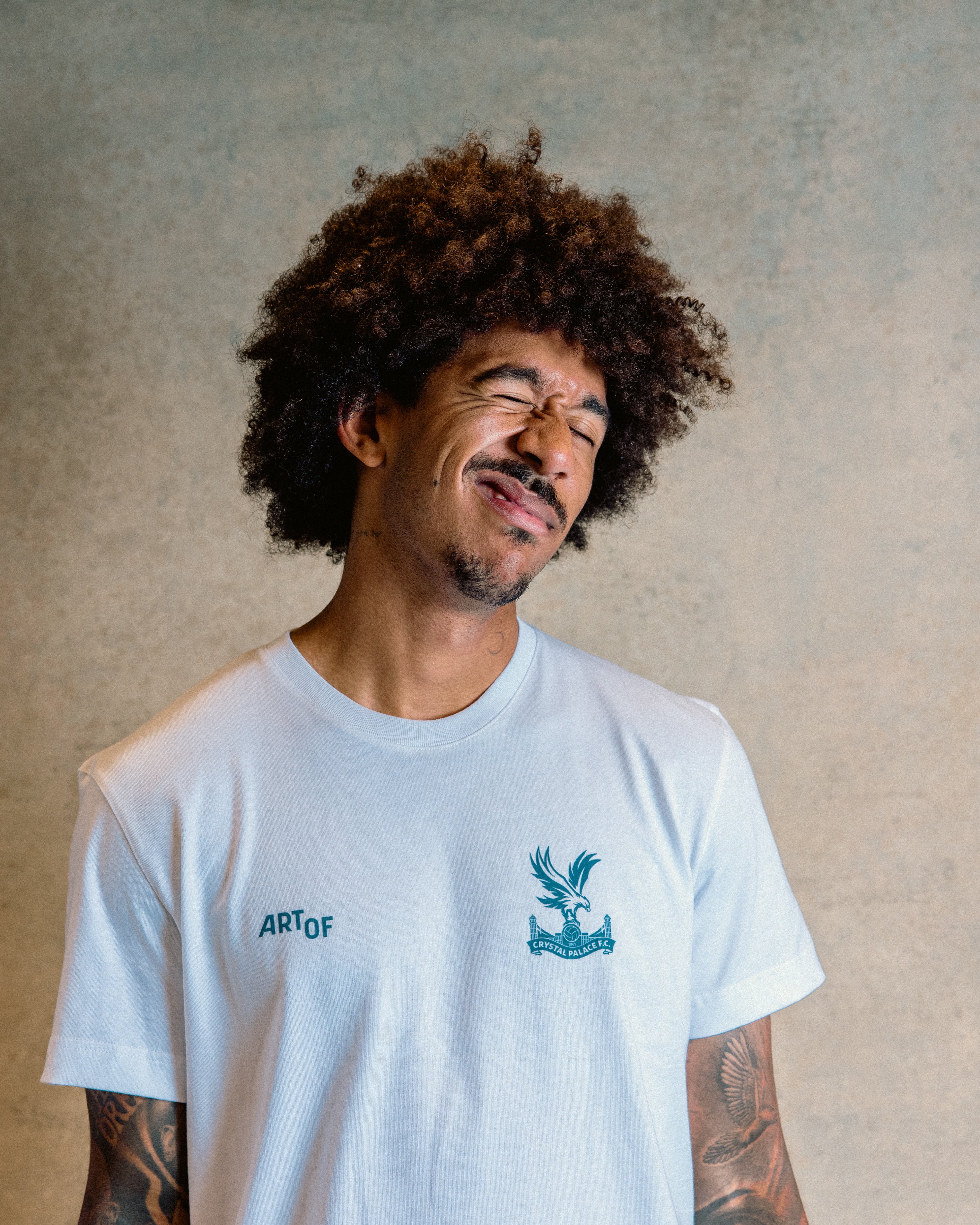 ART OF x Crystal Palace European Tour Tee | White Football T-shirt