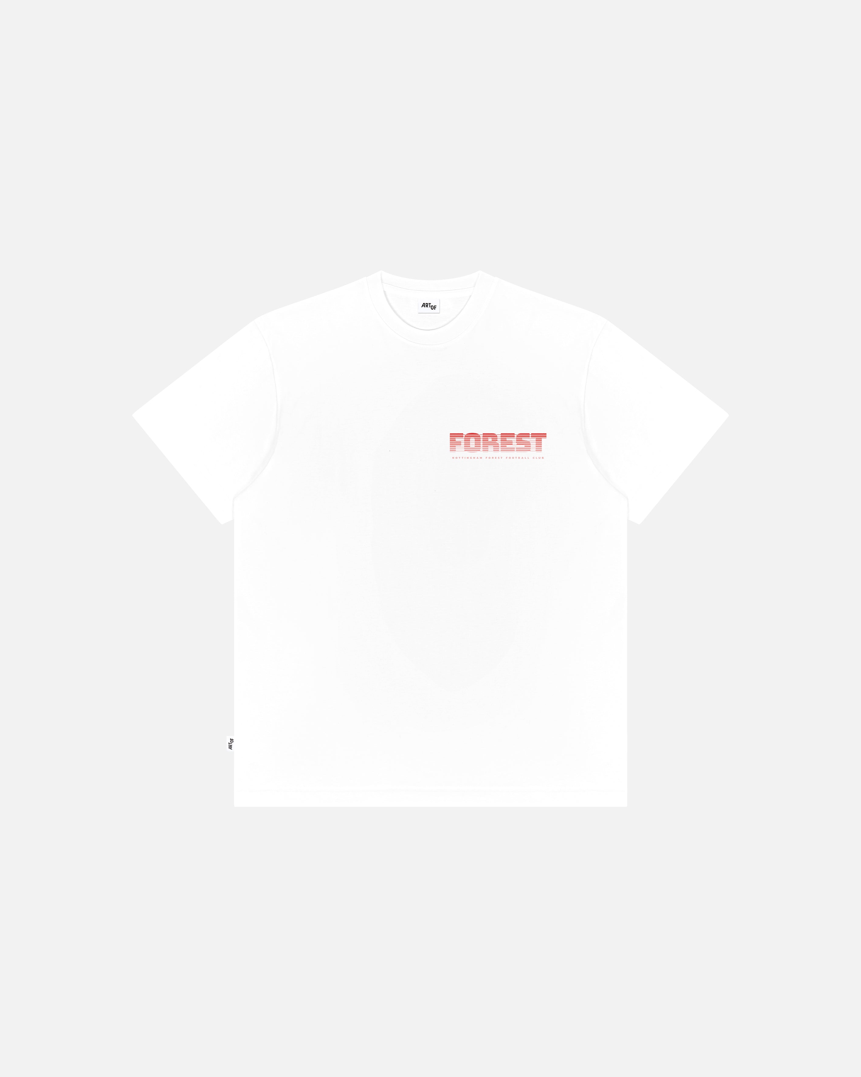 ART OF x Forest 00s Type Tee | NFFC White Graphic Football T-shirt