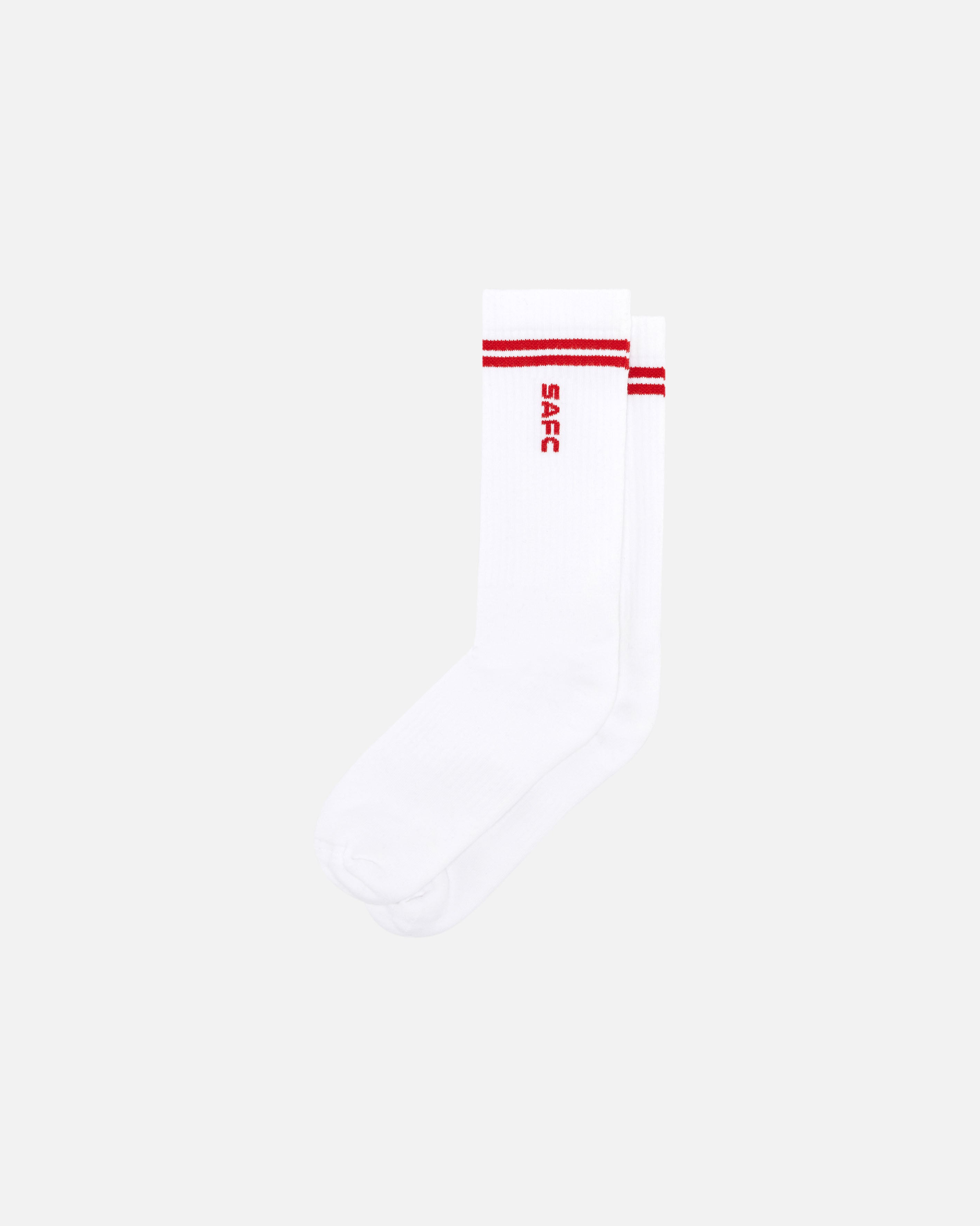 ART OF Football x Sunderland Stripe Socks | AOF White Accessories