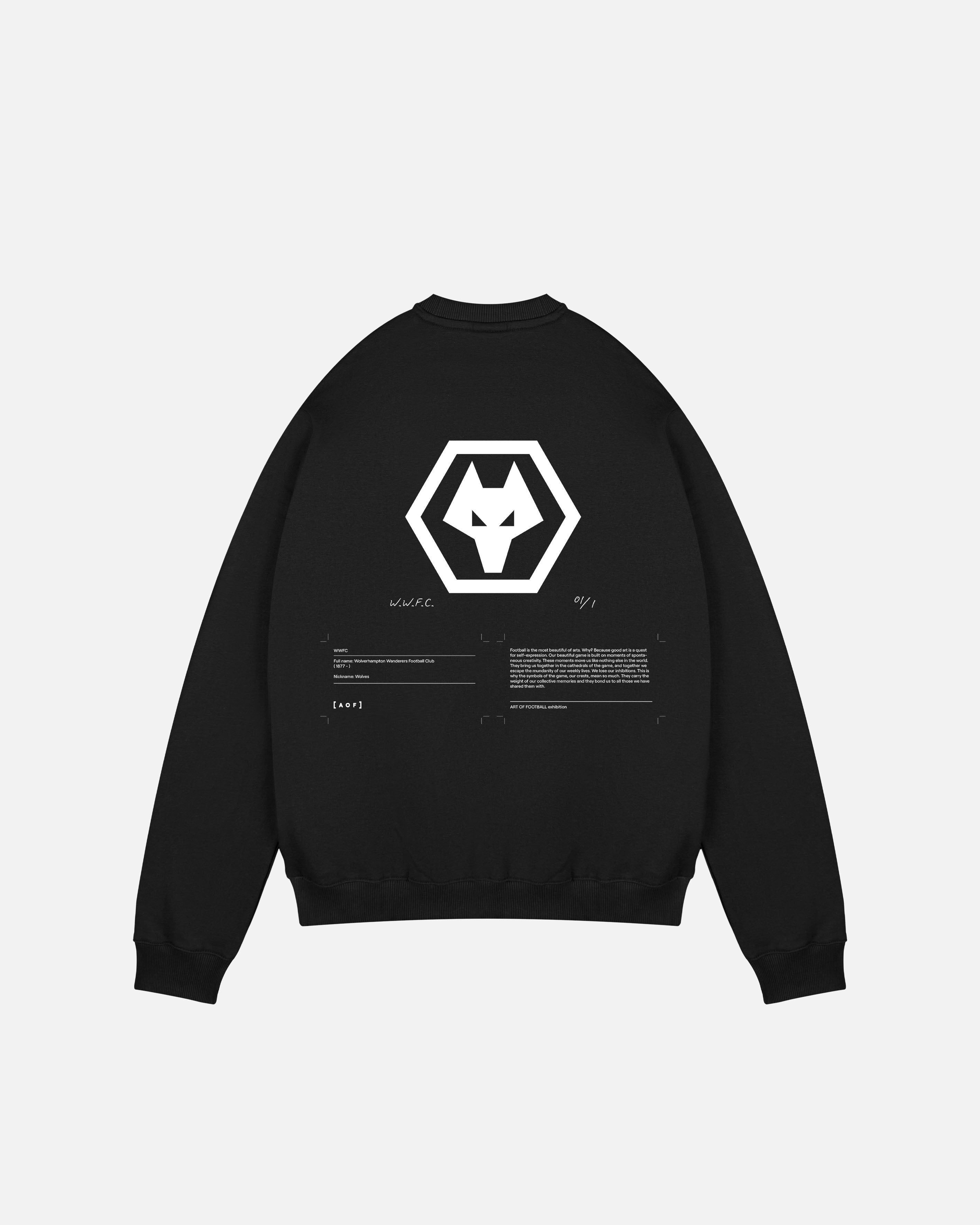 AOF x Wolves - Exhibition - Black Sweat