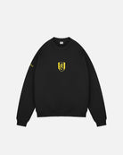 ART OF x Fulham Single Colour Crest Sweat | FFC Black Football Jumper