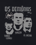 ART OF Secret Tournament Os Demônios | Black Graphic Football T-shirt