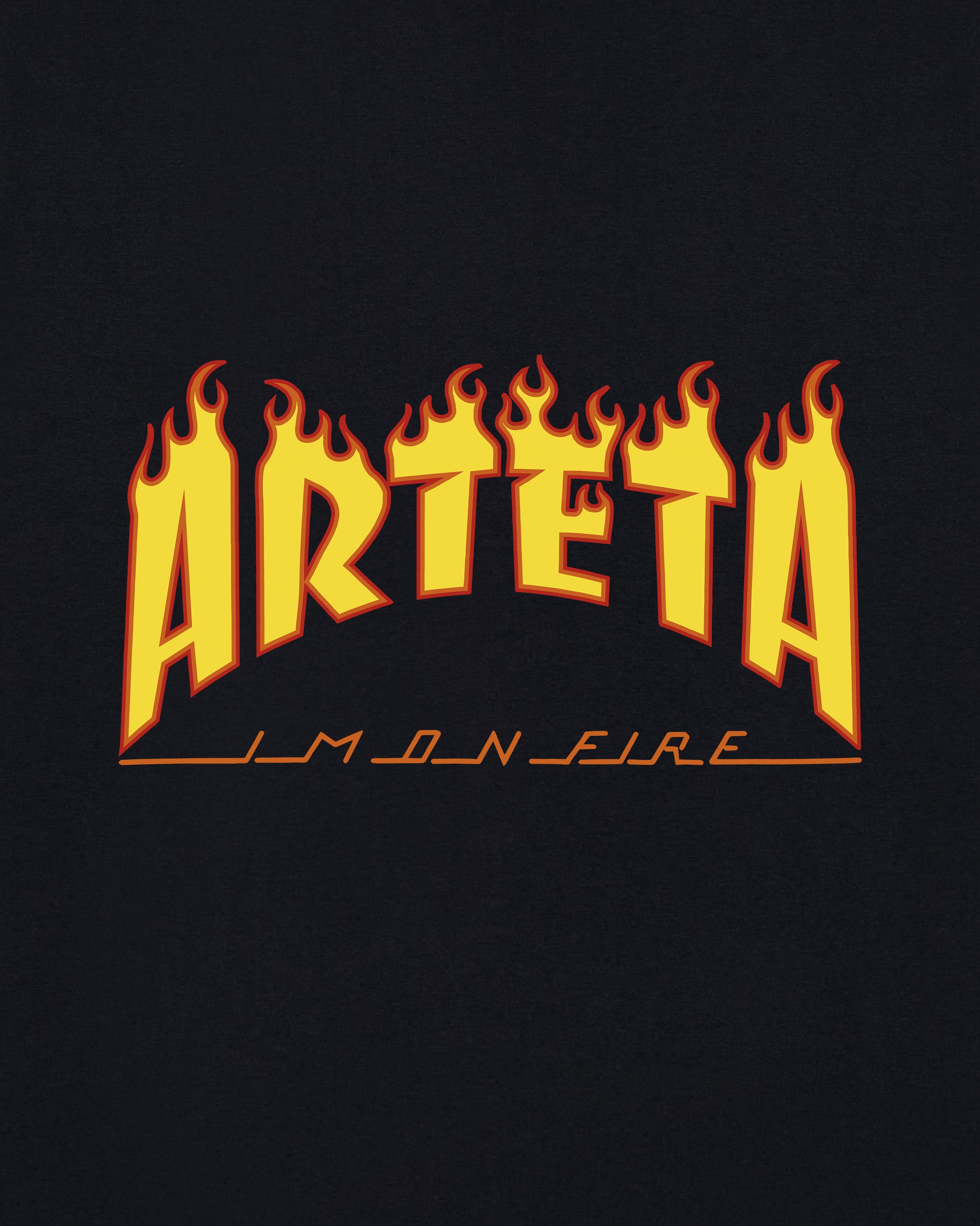 ART OF AFC FIRE! Tee | Black Graphic Football T-shirt