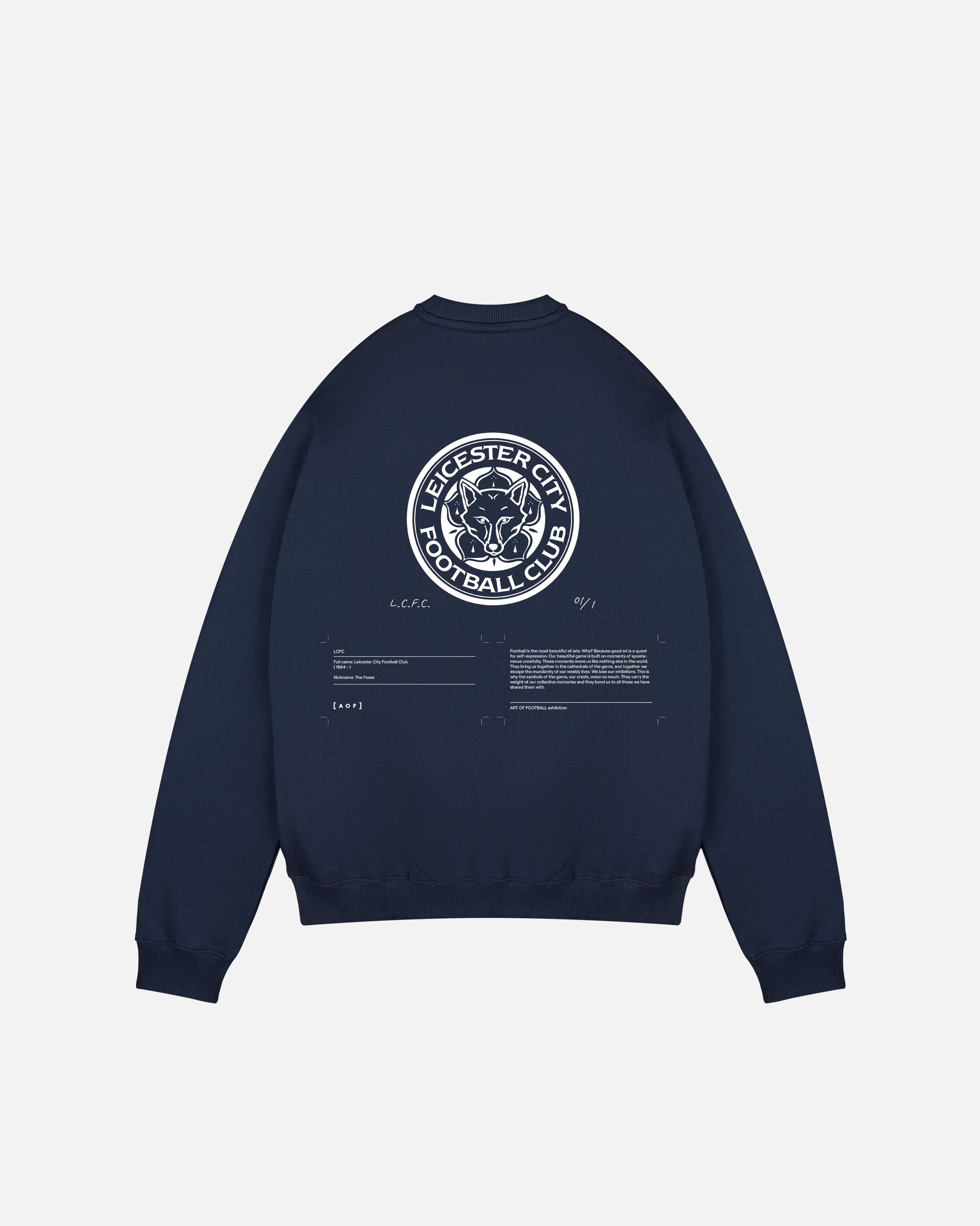 AOF x Leicester - Exhibition - Navy Sweat