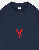 ART OF Crystal Palace Single Colour Crest Sweat | Navy Football Jumper