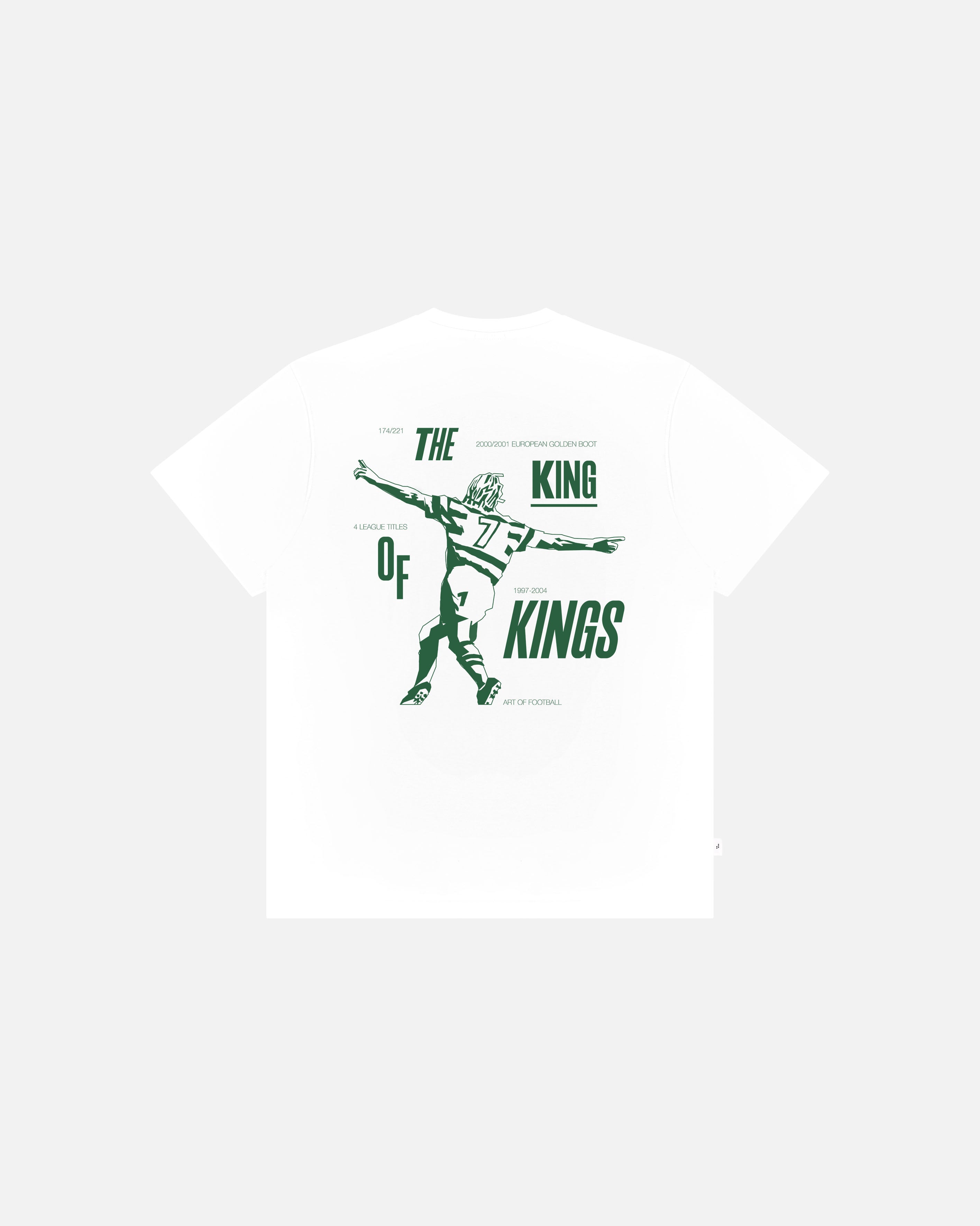 ART OF King of Kings Tee | White Graphic Football T-shirt