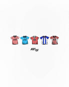 ART OF Brentford Printed Classics Tee | White Graphic Football T-shirt